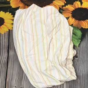 Striped Twin Flannel Sheet Set